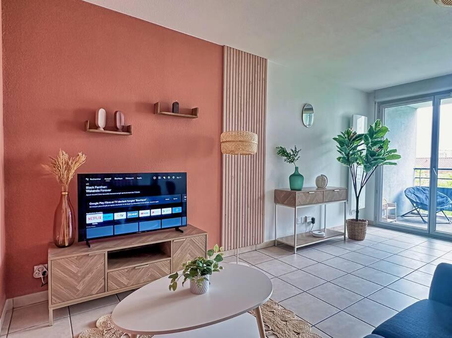 Charmant T2 Terrasse, Garage Villeurbanne Extérieur photo