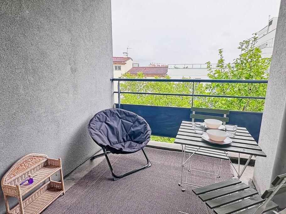 Charmant T2 Terrasse, Garage Villeurbanne Extérieur photo